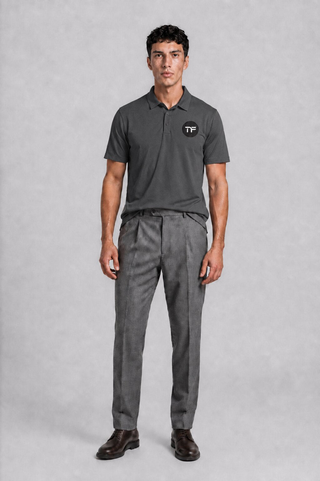 Men's 3-Button Short Sleeve Polo Shirt — Moisture-Wicking Tactical Performance Polo