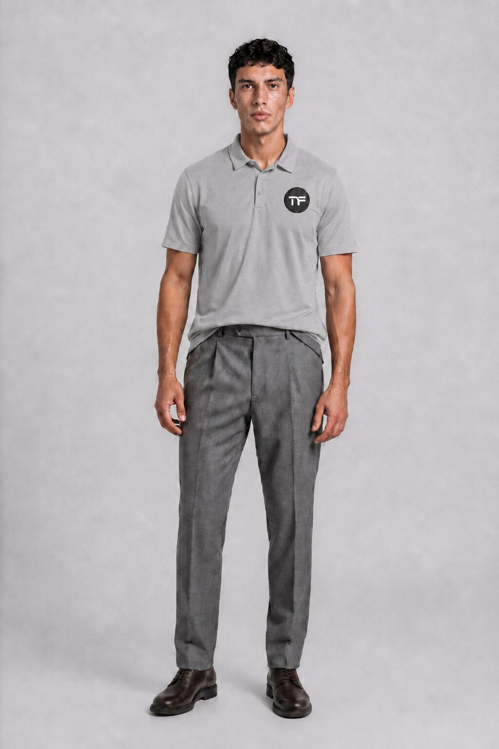 Men's 3-Button Short Sleeve Polo Shirt — Moisture-Wicking Tactical Performance Polo