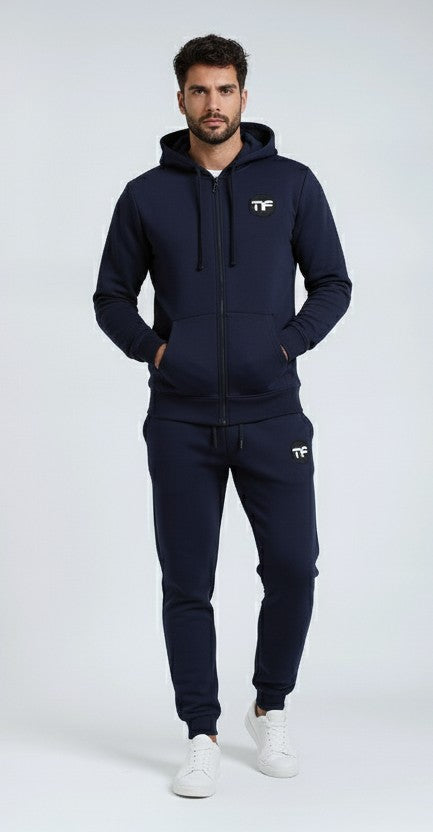 Men’s Hoodie 2 Piece Zip Up Jogger Sets