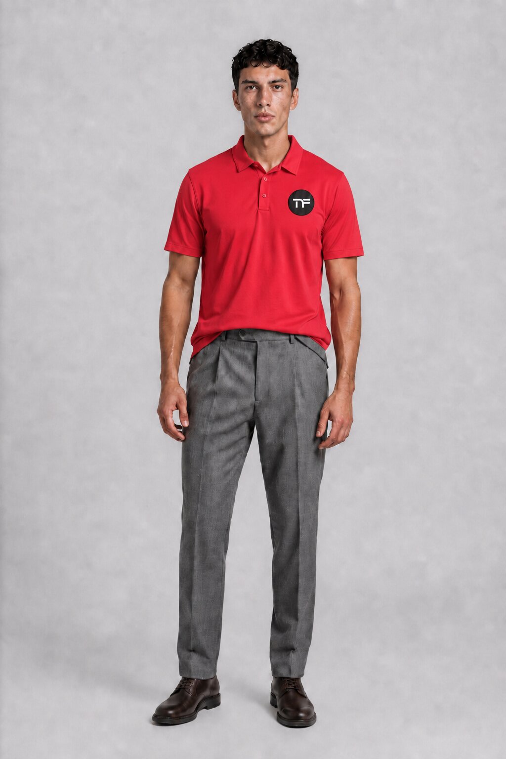 Men's 3-Button Short Sleeve Polo Shirt — Moisture-Wicking Tactical Performance Polo