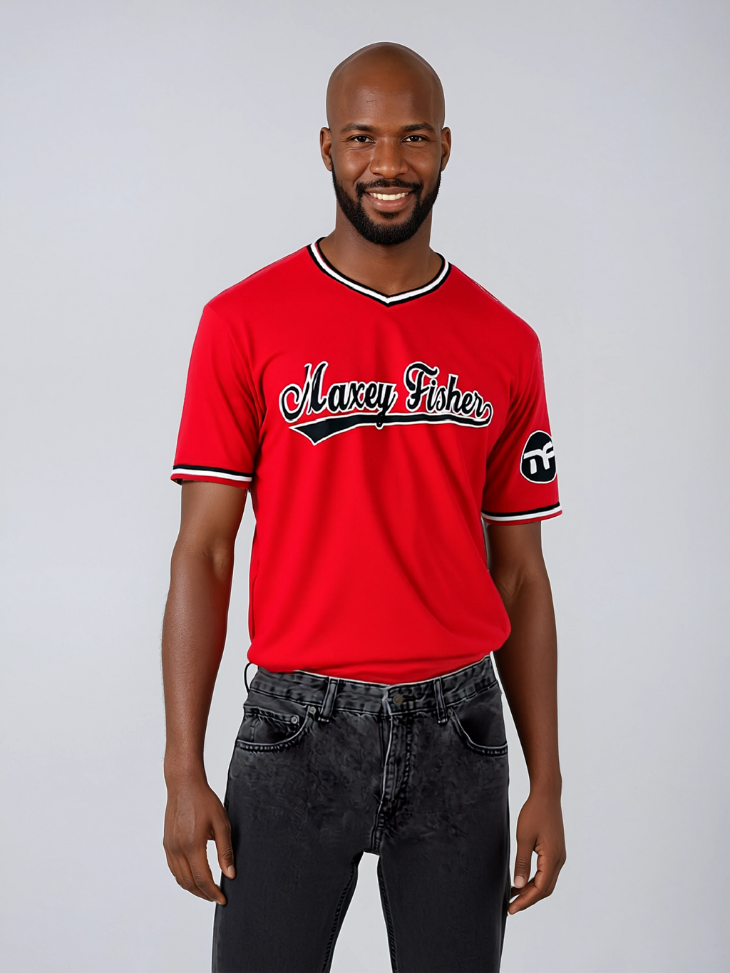 Maxey Fisher Custom Baseball Jersey (V-Neck)