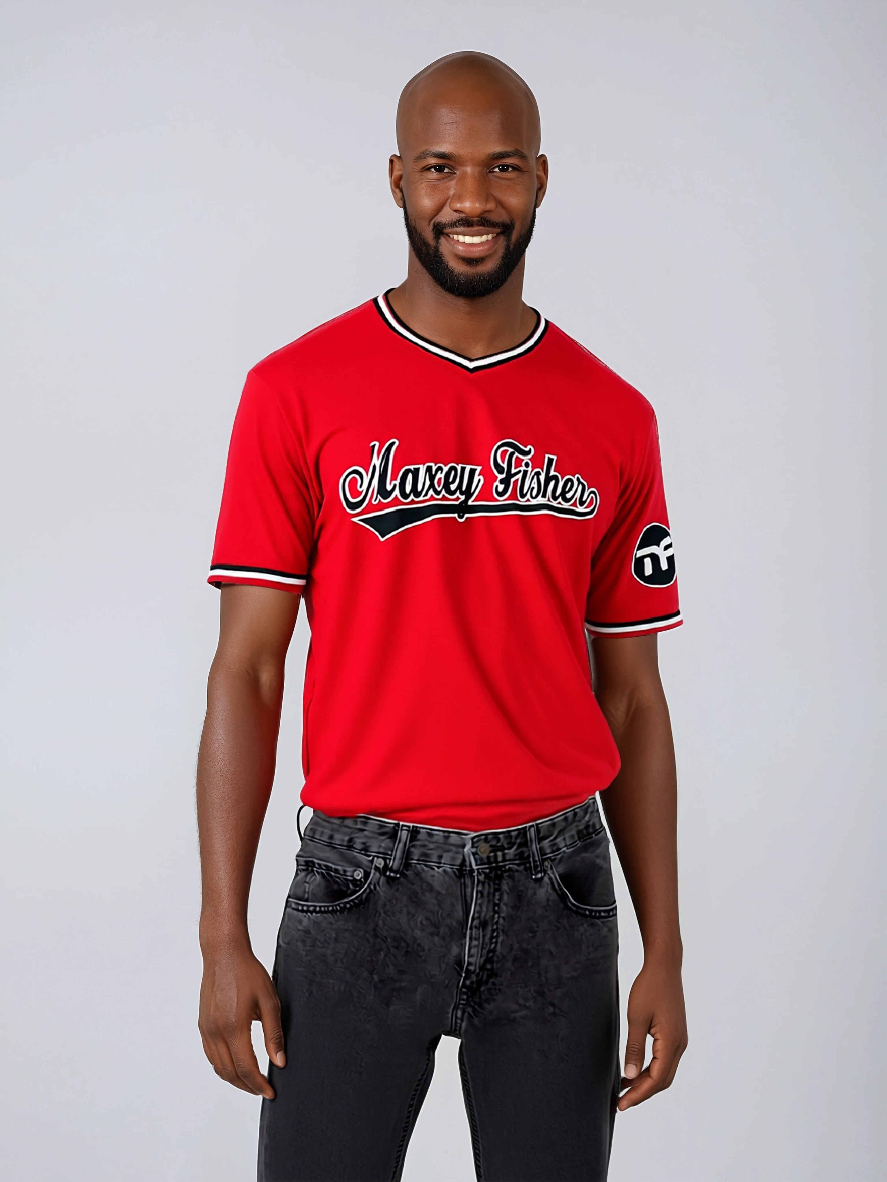 Maxey Fisher Custom Baseball Jersey (V-Neck)