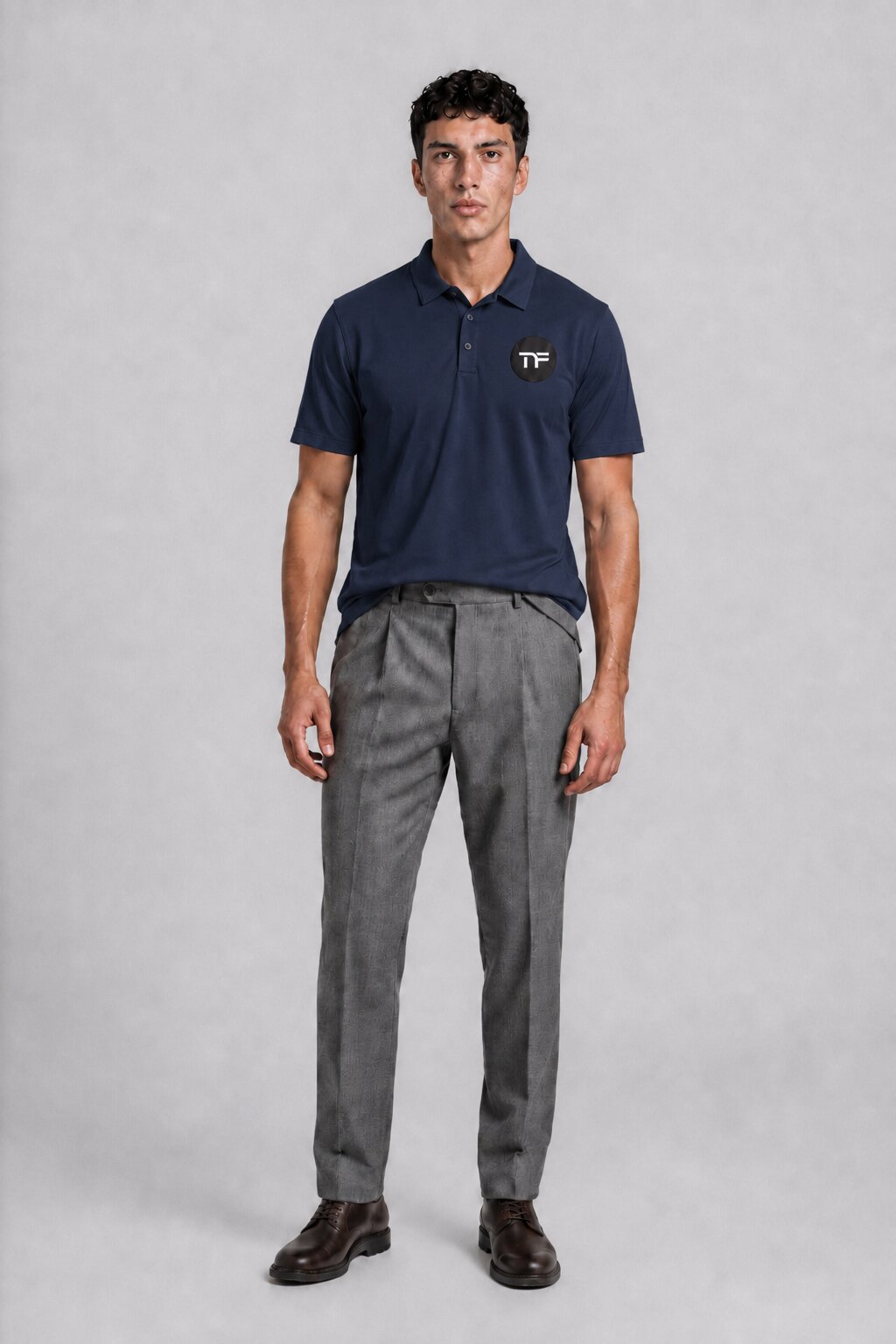 Men's 3-Button Short Sleeve Polo Shirt — Moisture-Wicking Tactical Performance Polo