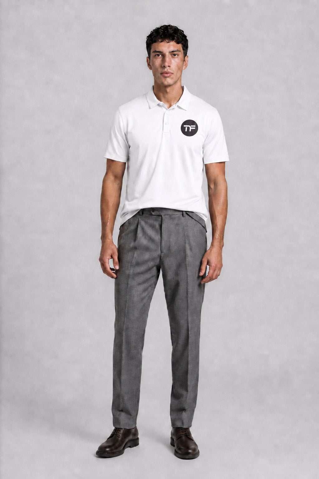 Men's 3-Button Short Sleeve Polo Shirt — Moisture-Wicking Tactical Performance Polo